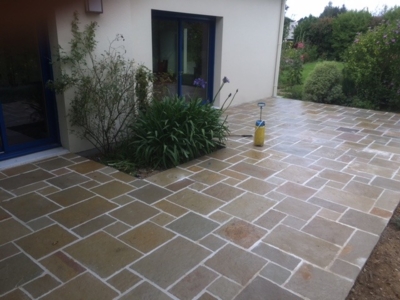 Création de terrasse et dallage à Morlaix